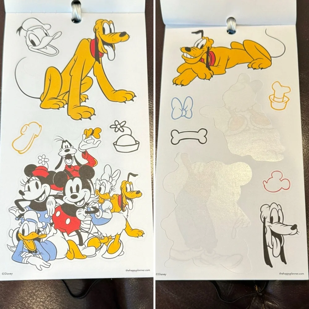 Disney © Value Pack Stickers LARGE MICKEY MOUSE AND MINNIE MOUSE